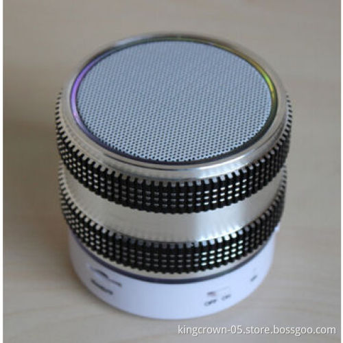 Portable speaker with Bluetooth, fashionable design with light